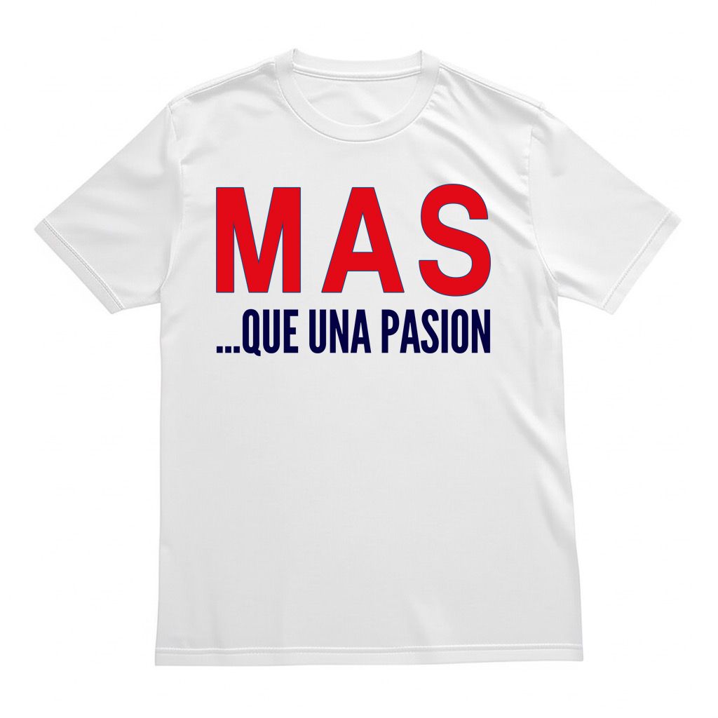 Polera U. de Chile (BLANCA) - MÁS QUE UNA PASIÓN - SUPERMÁN ‘98
