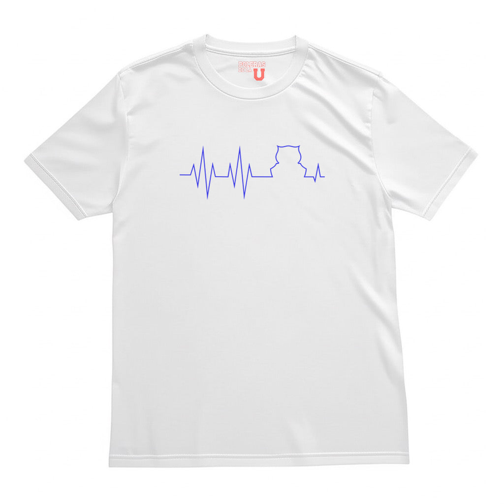 Polera U. de Chile - MI VIDA (Blanca)