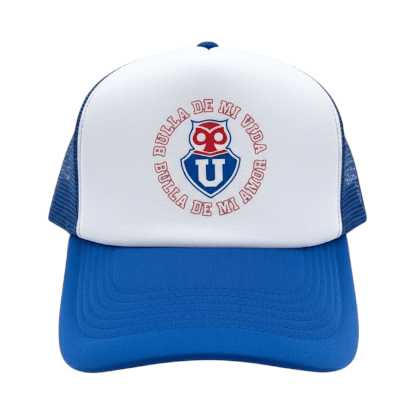 Gorro jockey azul rey U. de Chile Bulla de Mi Amor | Poleras de la U