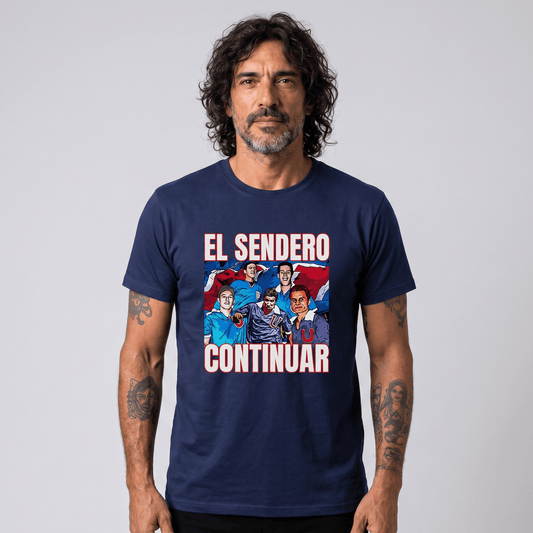Polera U. de Chile (AZUL) - BALLET AZUL EL SENDERO CONTINUAR - Poleras de la U
