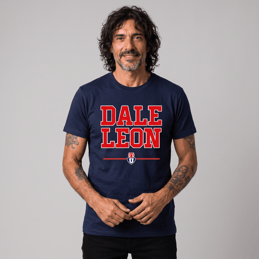 Polera U. de Chile (AZUL) - DALE LEÓN - Poleras de la U