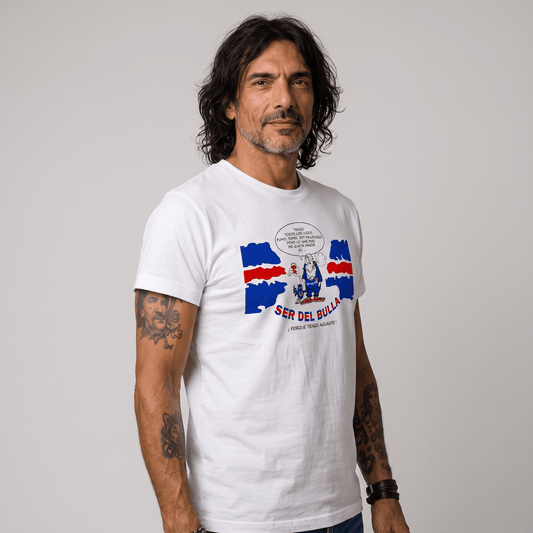 Polera U. de Chile (BLANCA) - SER DEL BULLA (Old School) - Poleras de la U