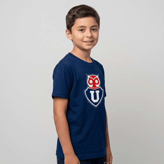 Polera U. de Chile Niño/a (AZUL) - CHUNCHO - Poleras de la U