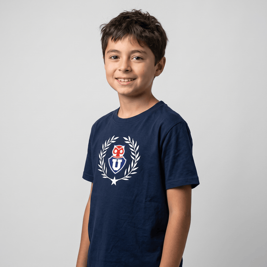 Polera U. de Chile Niño/a (AZUL) - OLIMPO AZUL - Poleras de la U