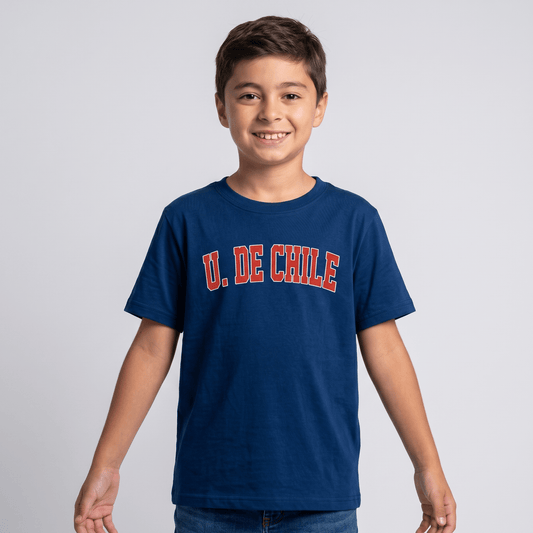 Polera U. de Chile Niño/a (AZUL) - U. DE CHILE - Poleras de la U