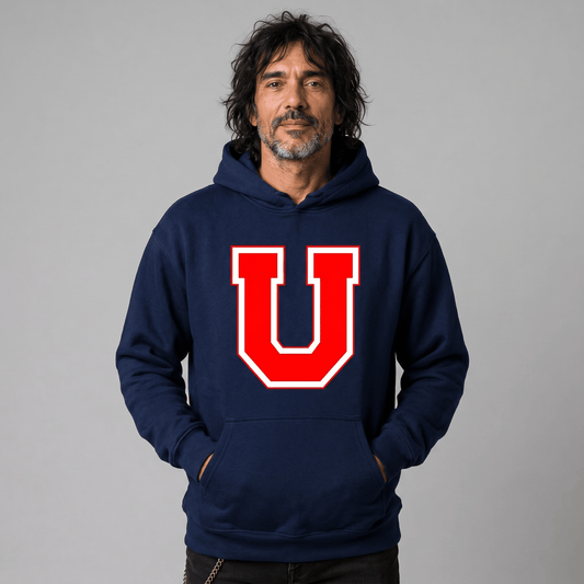 Polerón U. de Chile (AZUL) - LA "U" - Poleras de la U