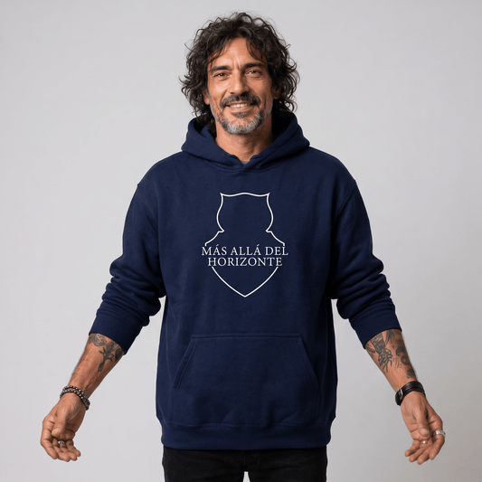 Polerón U. de Chile (AZUL) - MÁS ALLÁ DEL HORIZONTE - Poleras de la U