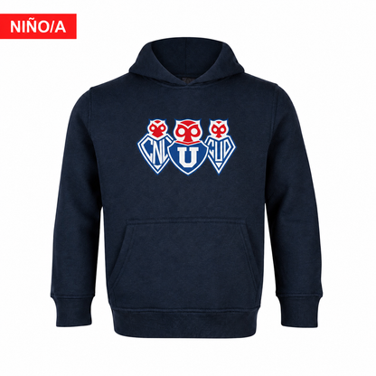 Polerón U. de Chile Niño/a (AZUL) - LOGOS HISTÓRICOS