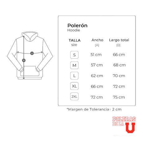 POLERON ESCUDO U. DE CHILE