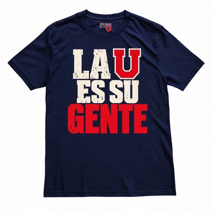 Polera U. de Chile (AZUL) - LA U ES SU GENTE