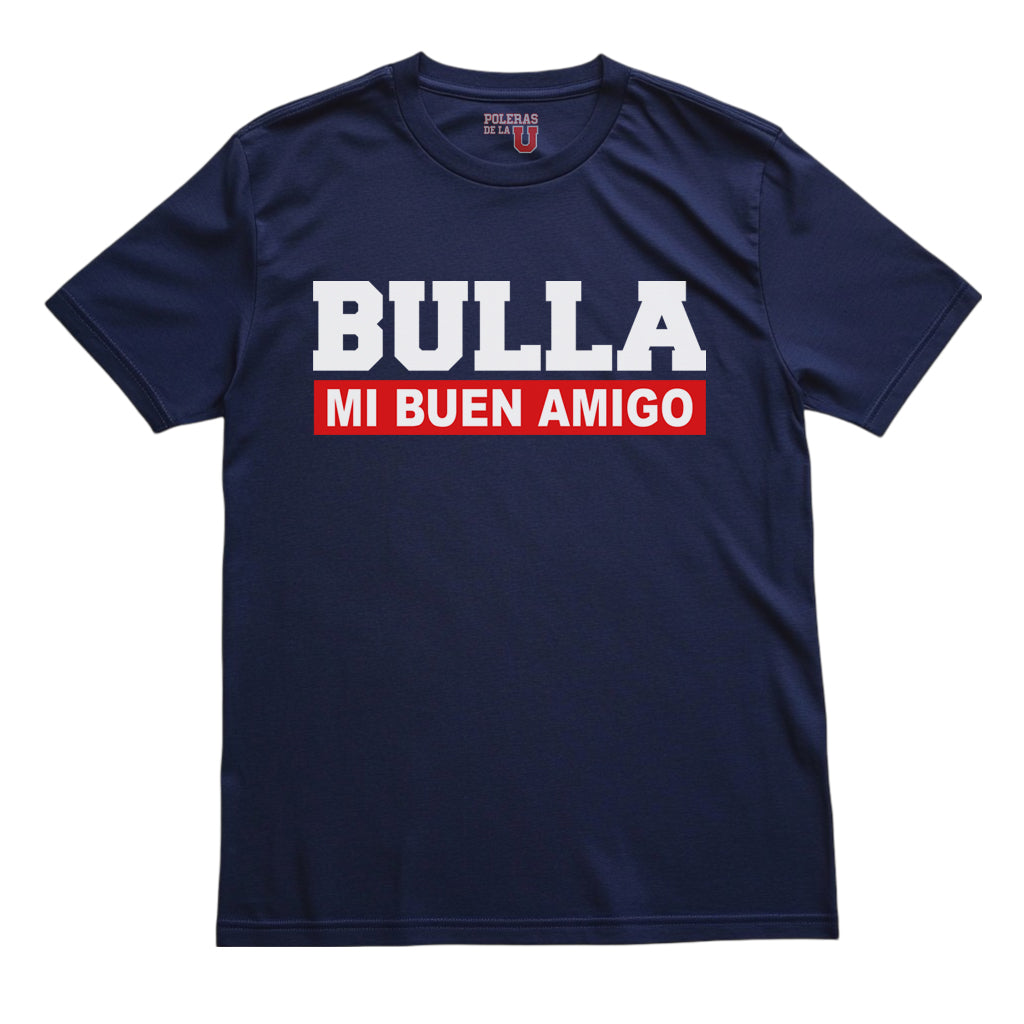 Polera U. de Chile (AZUL) - BULLA, MI BUEN AMIGO