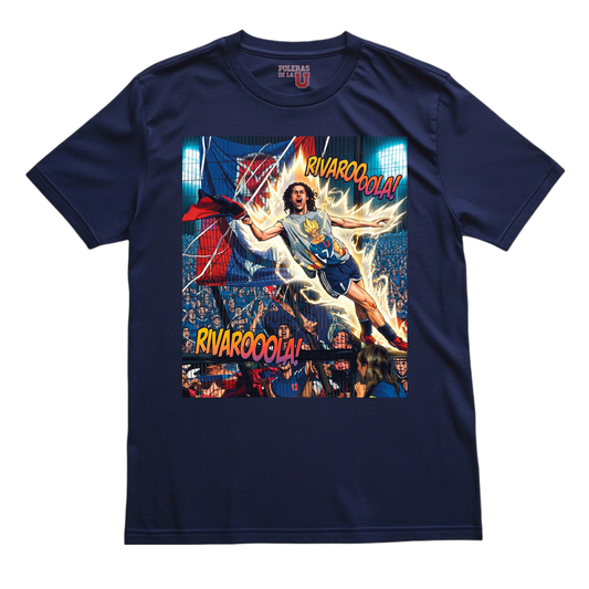 Polera U. de Chile (AZUL) - GOKU RIVAROLA