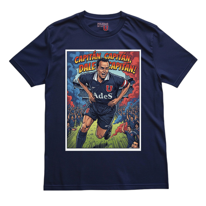 Polera U. de Chile (AZUL) - CAPITÁN, CAPITÁN, ¡DALE CAPITÁN!