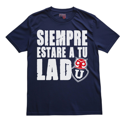 Polera U. de Chile (AZUL) - SIEMPRE ESTARÉ A TU LADO