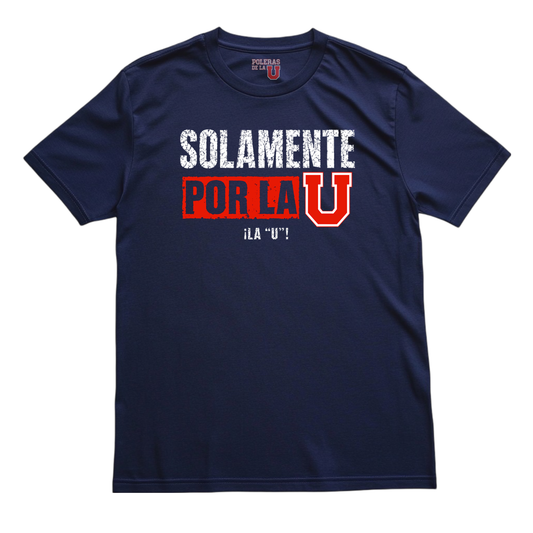 Polera U. de Chile (AZUL) - SOLAMENTE POR LA "U"