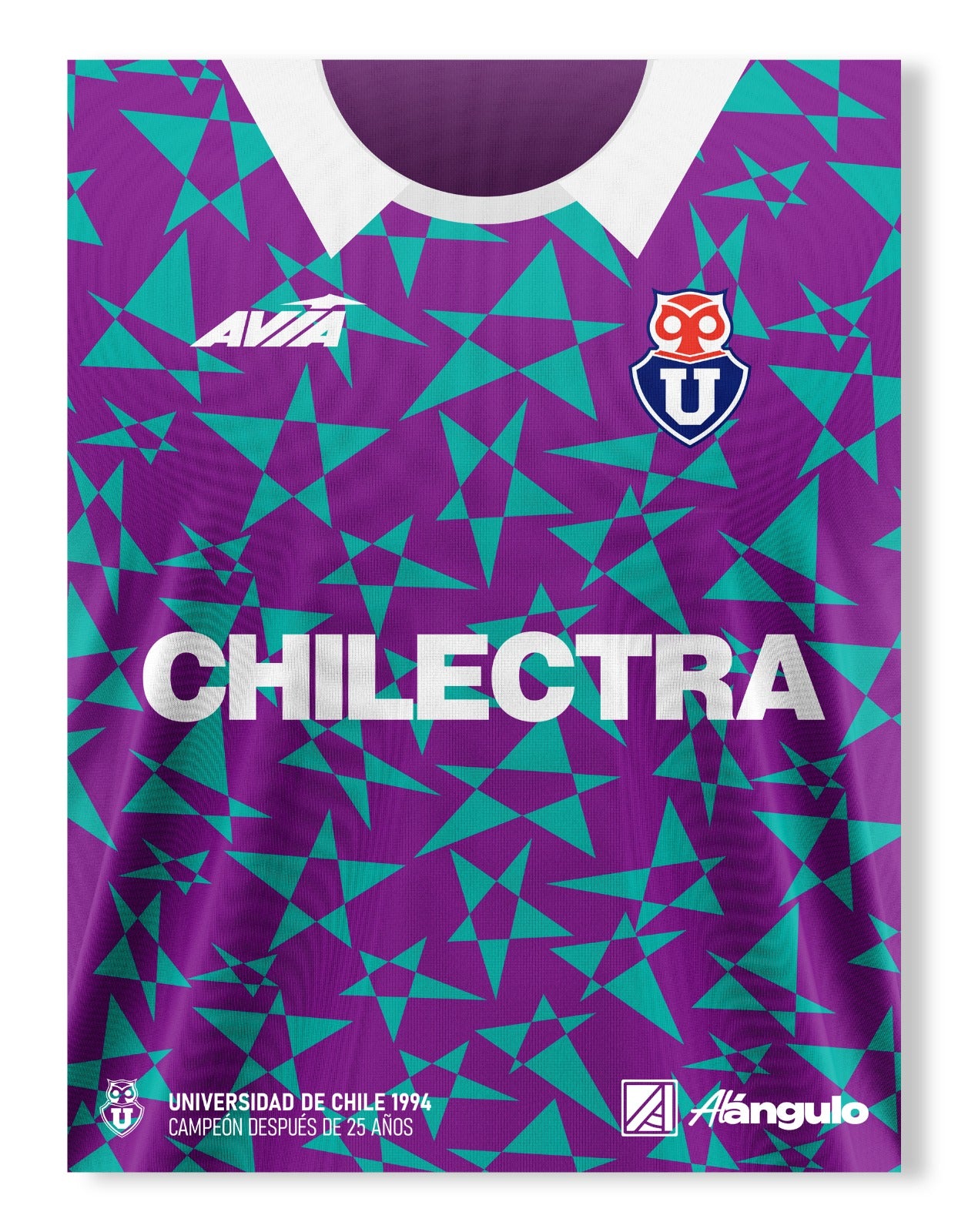 Poster U. de Chile - Camiseta Sergio Vargas 1994 30x40