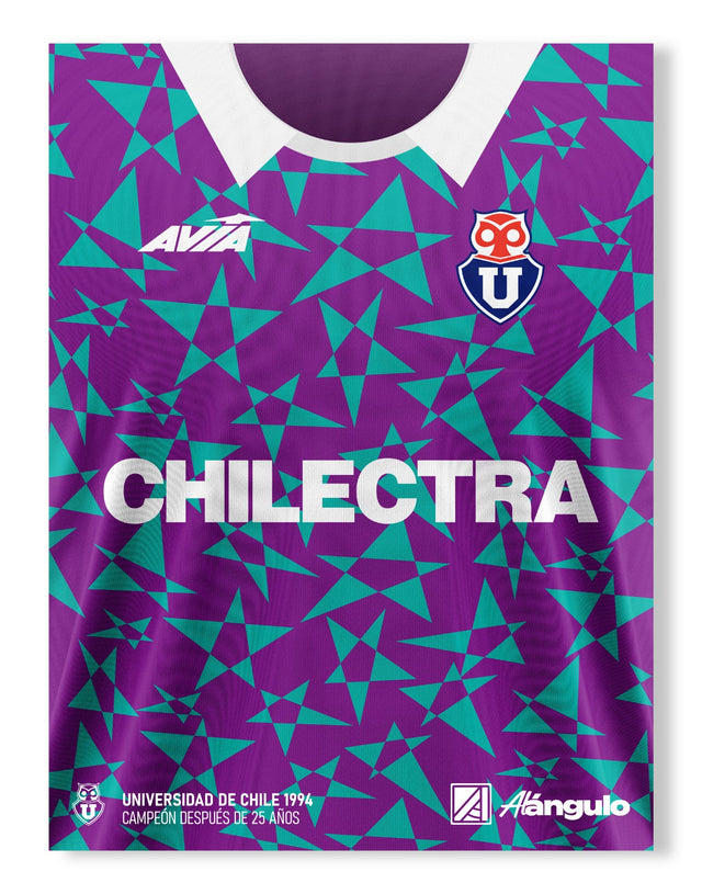 Poster U. de Chile - Camiseta Sergio Vargas 1994 30x40