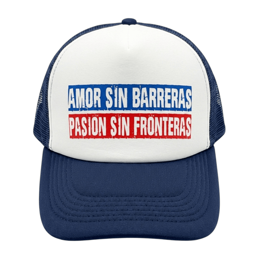 Gorro U. de Chile - Amor sin Barreras (Azul Marino) - Poleras de la U