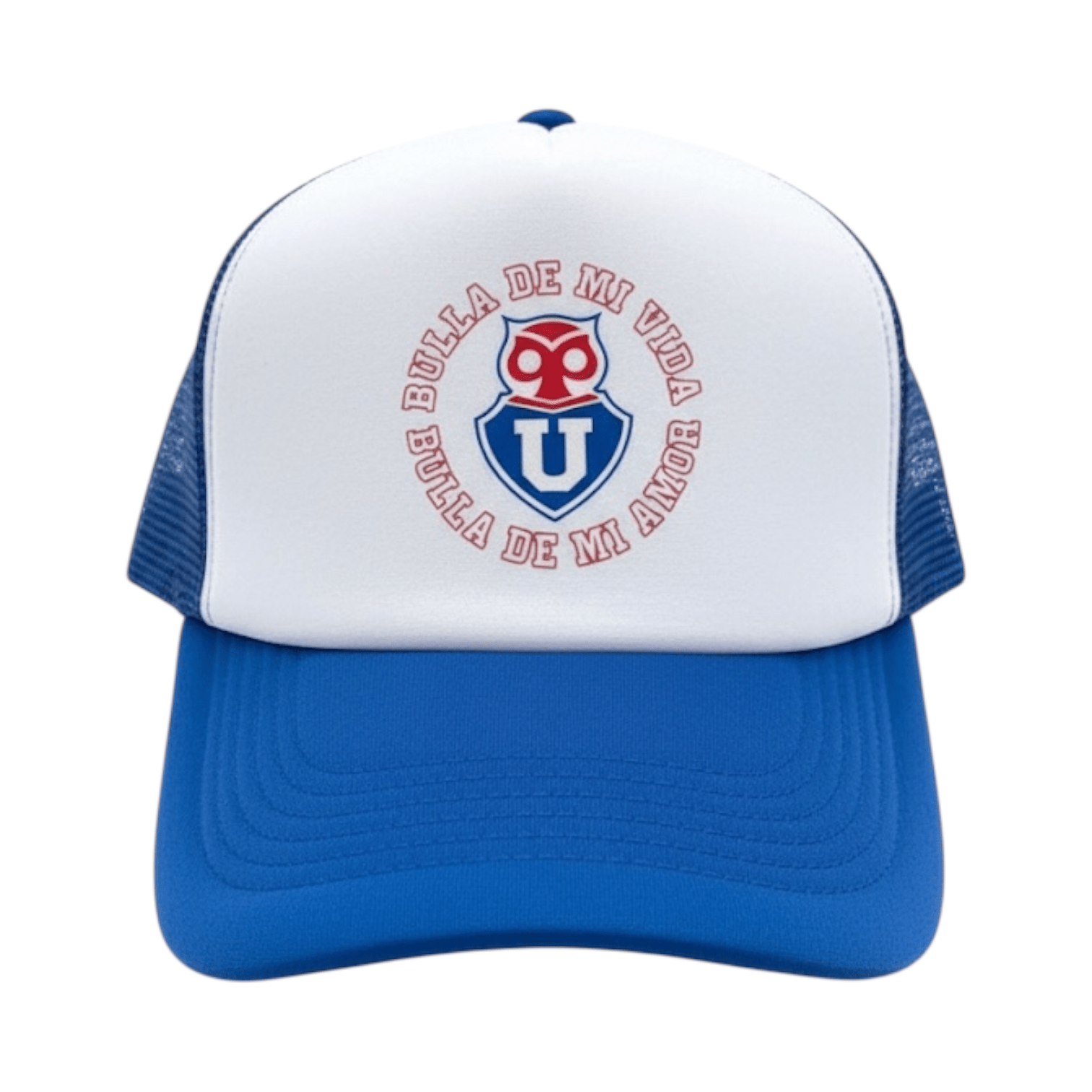 Gorro jockey azul rey U. de Chile Bulla de Mi Amor | Poleras de la U