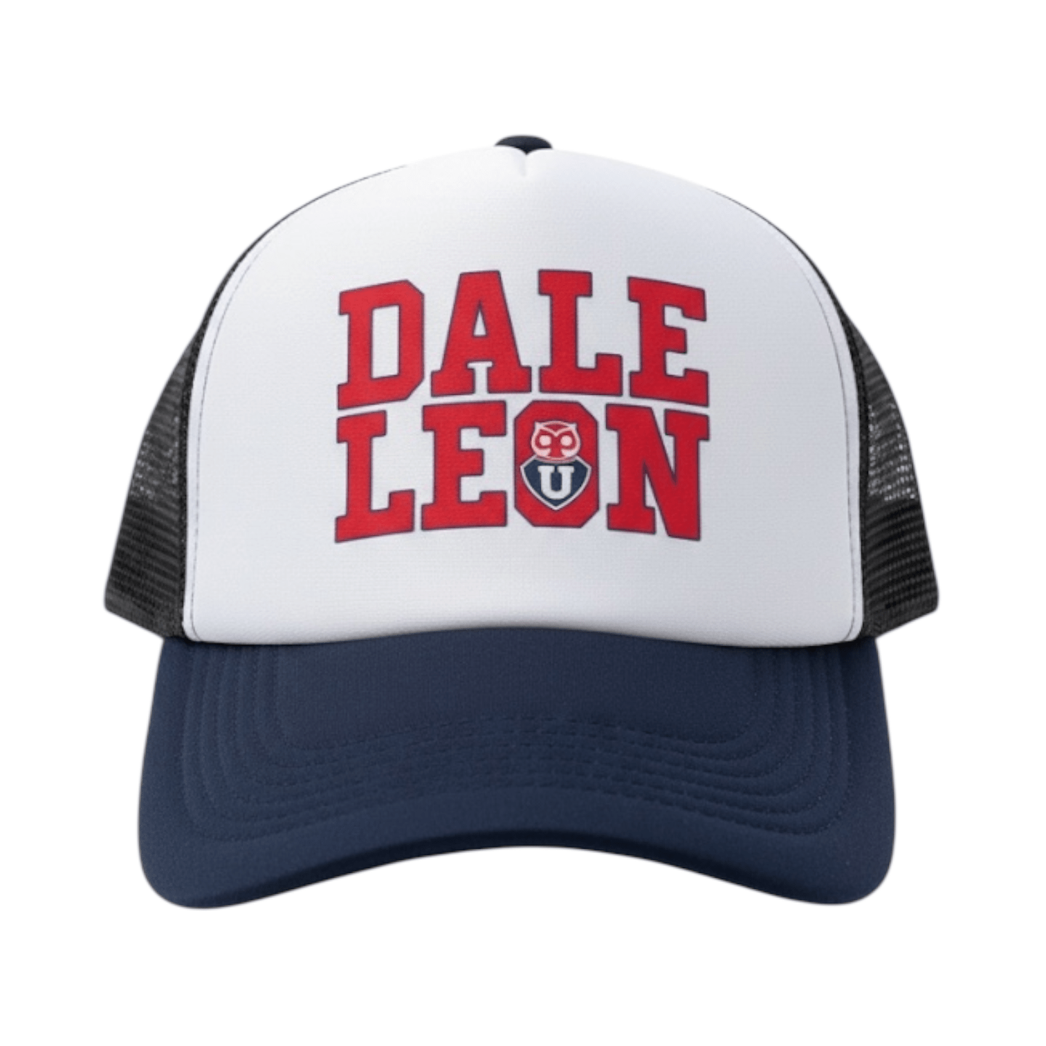 Gorro jockey azul marino U. de Chile Dale León | Poleras de la U