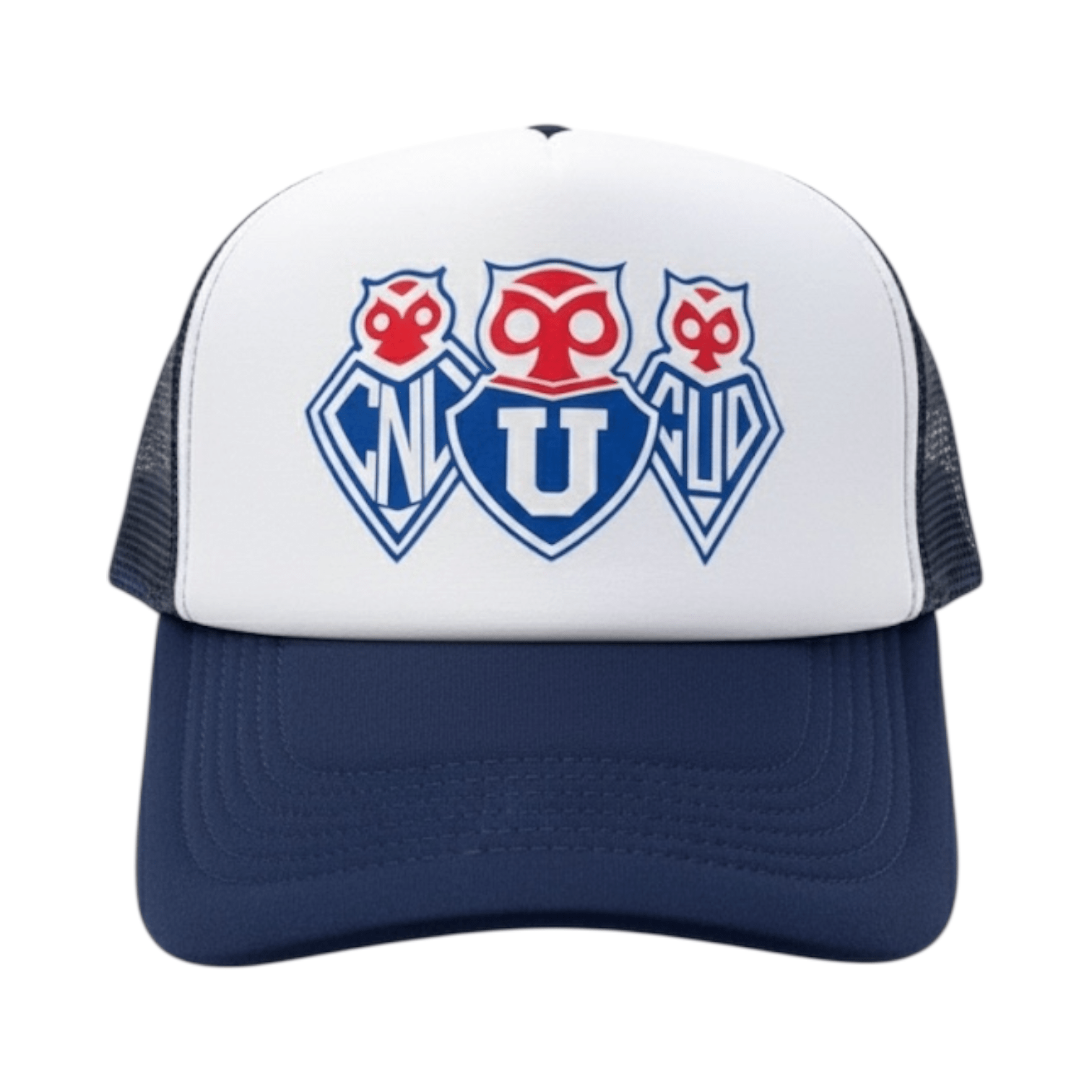 Gorro jockey azul marino U. de Chile Logos Históricos | Poleras de la U