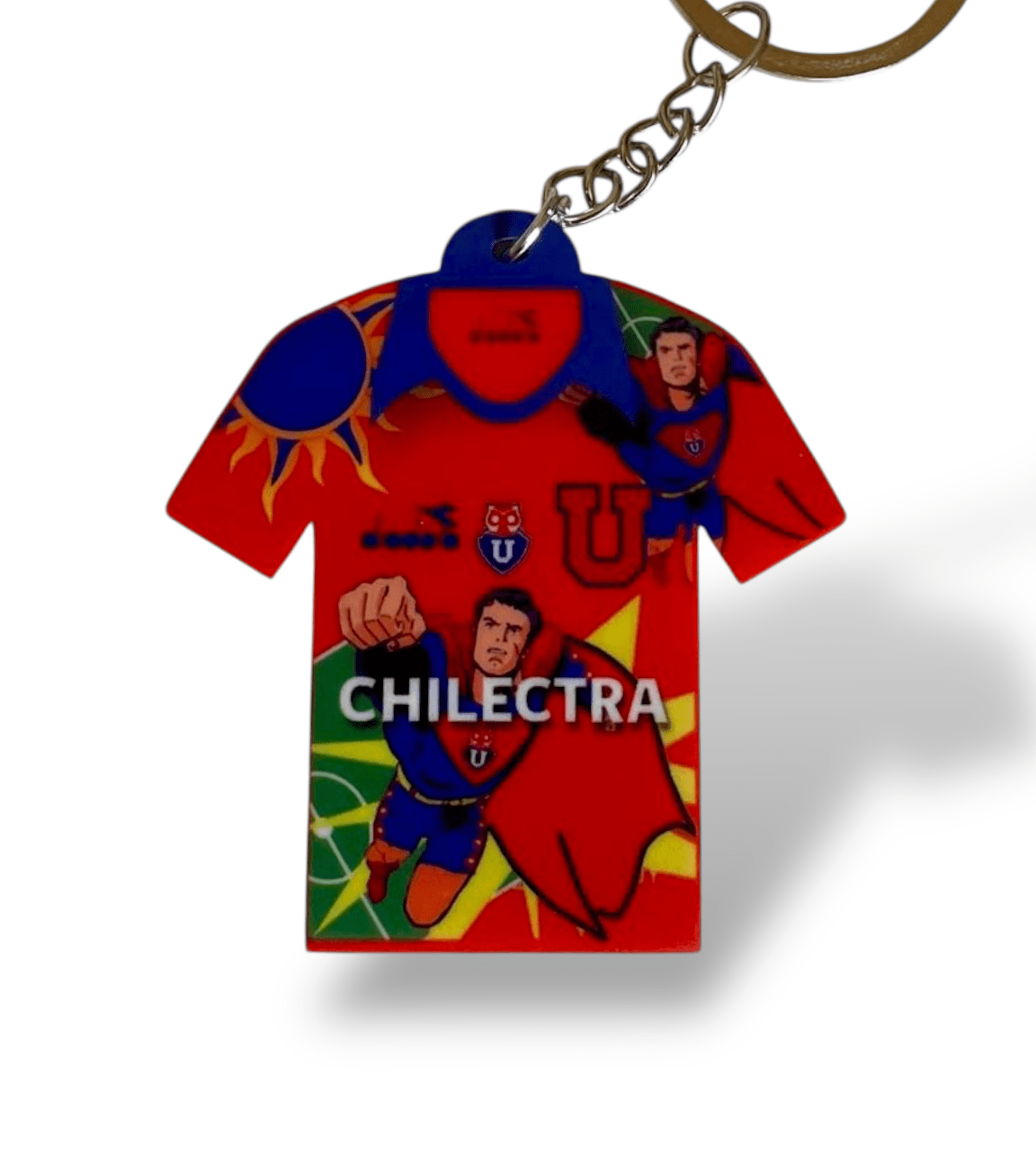 Llavero U. de Chile - Camiseta Superman II - Poleras de la U