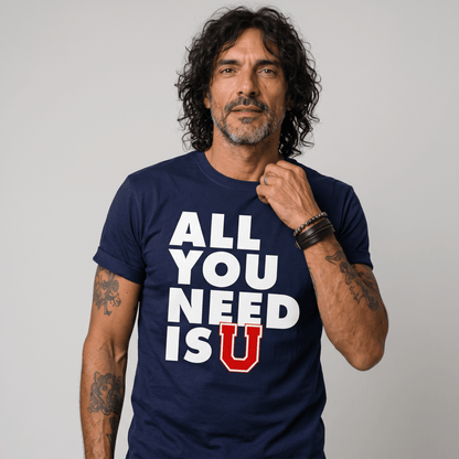 Polera U. de Chile (AZUL) - ALL YOU NEED IS U - Poleras de la U