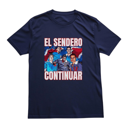 Polera U. de Chile (AZUL) - BALLET AZUL EL SENDERO CONTINUAR - Poleras de la U