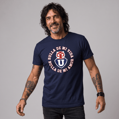 Polera U. de Chile (AZUL) - BULLA DE MI AMOR - Poleras de la U
