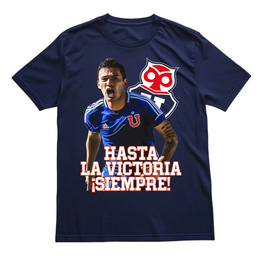Polera U. de Chile (AZUL) - CHARLES ARANGUIZ - Poleras de la U