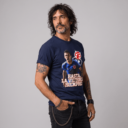 Polera U. de Chile (AZUL) - CHARLES ARANGUIZ - Poleras de la U
