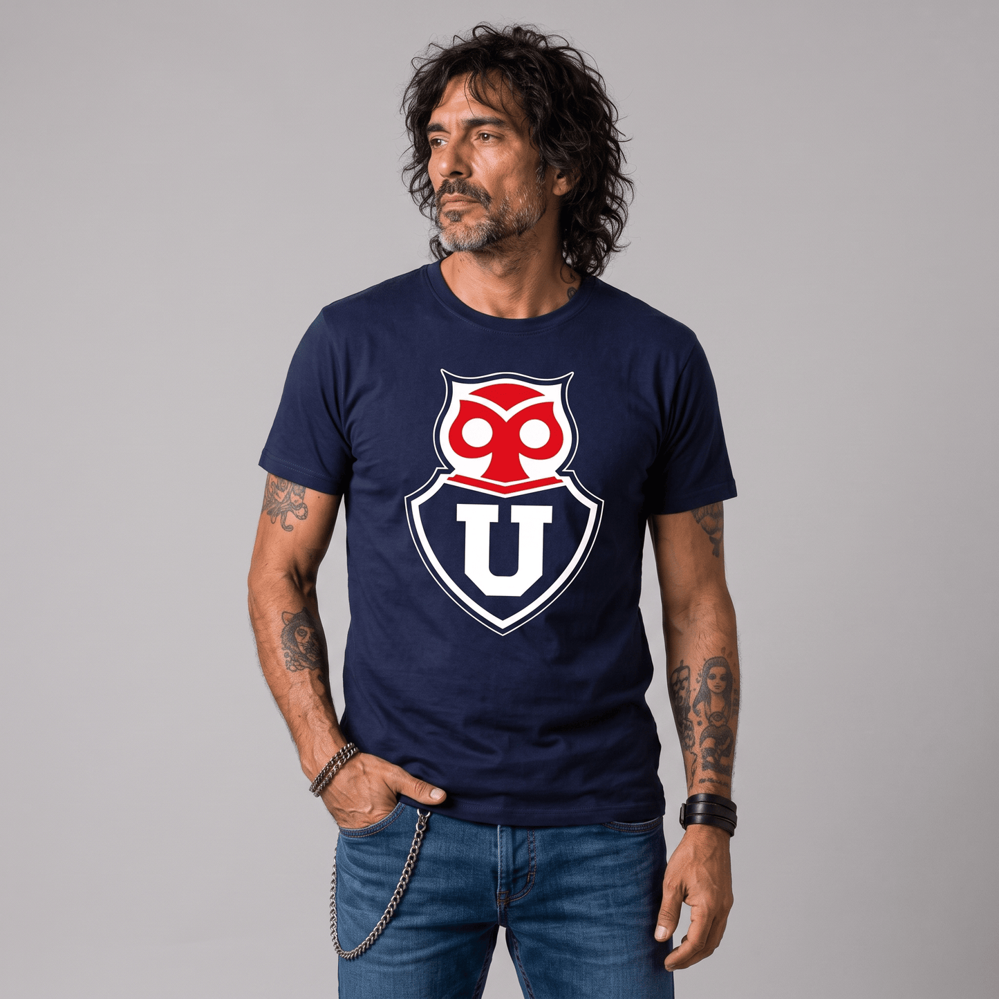 Polera U. de Chile (AZUL) - CHUNCHO - Poleras de la U