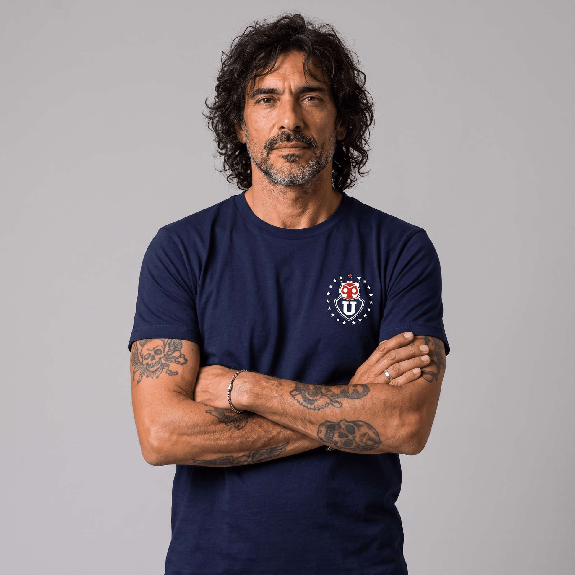 Polera U. de Chile (AZUL) - CHUNCHO ESTRELLAS - Poleras de la U