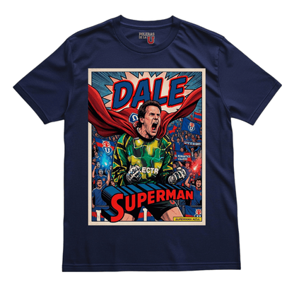 Polera azul U. de Chile Dale Superman | Poleras de la U