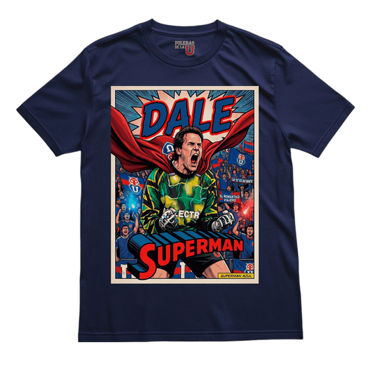 Polera U. de Chile (AZUL) - DALE SUPERMAN - Poleras de la U