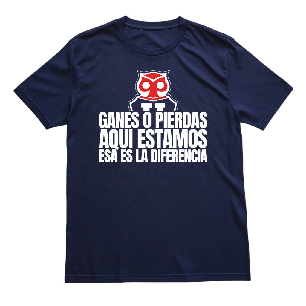 Polera U. de Chile (AZUL) - ESA ES LA DIFERENCIA - Poleras de la U