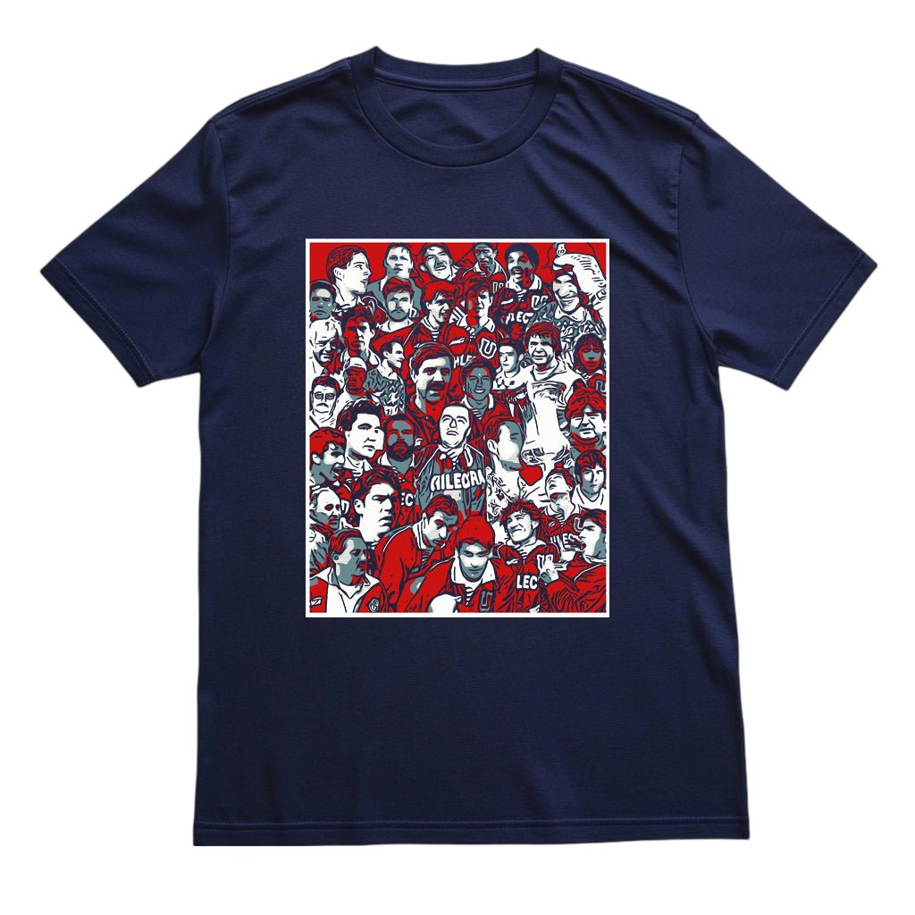 Polera azul U. de Chile Homenaje 1994 | Poleras de la U
