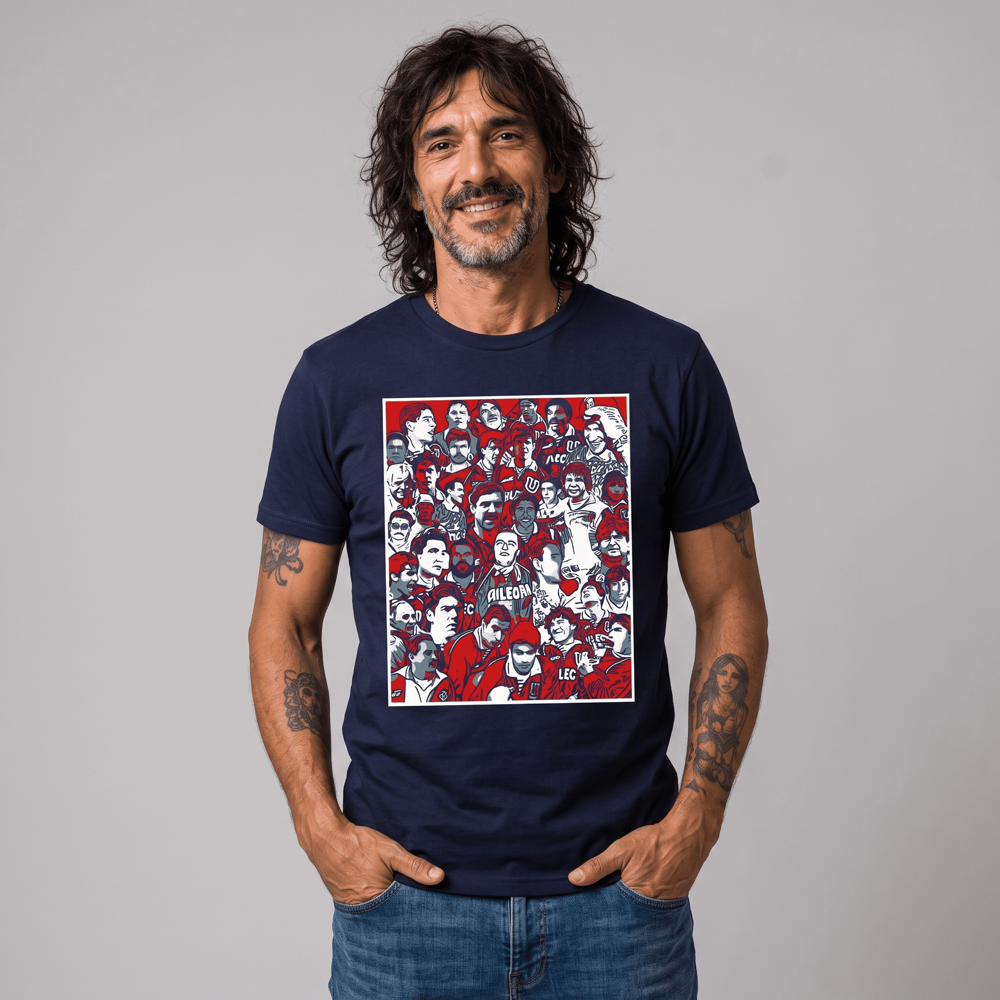 Polera U. de Chile (AZUL) - HOMENAJE 1994 - Poleras de la U