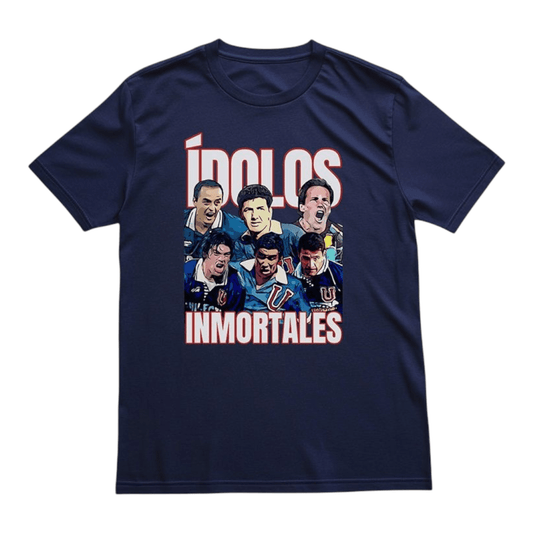 Polera U. de Chile (AZUL) - INMORTALES - Poleras de la U