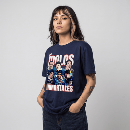 Polera U. de Chile (AZUL) - INMORTALES - Poleras de la U