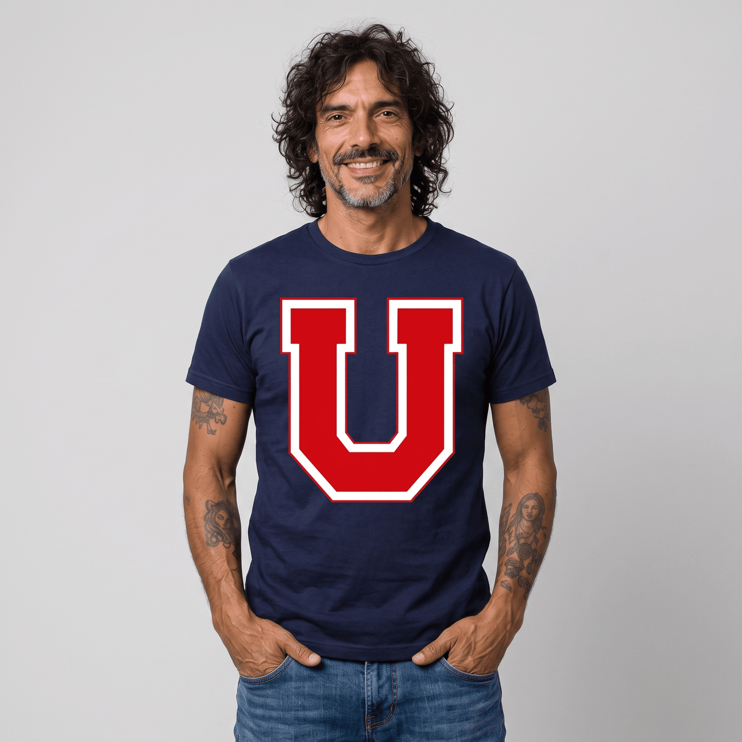 Polera U. de Chile (AZUL) - LA "U" - Poleras de la U