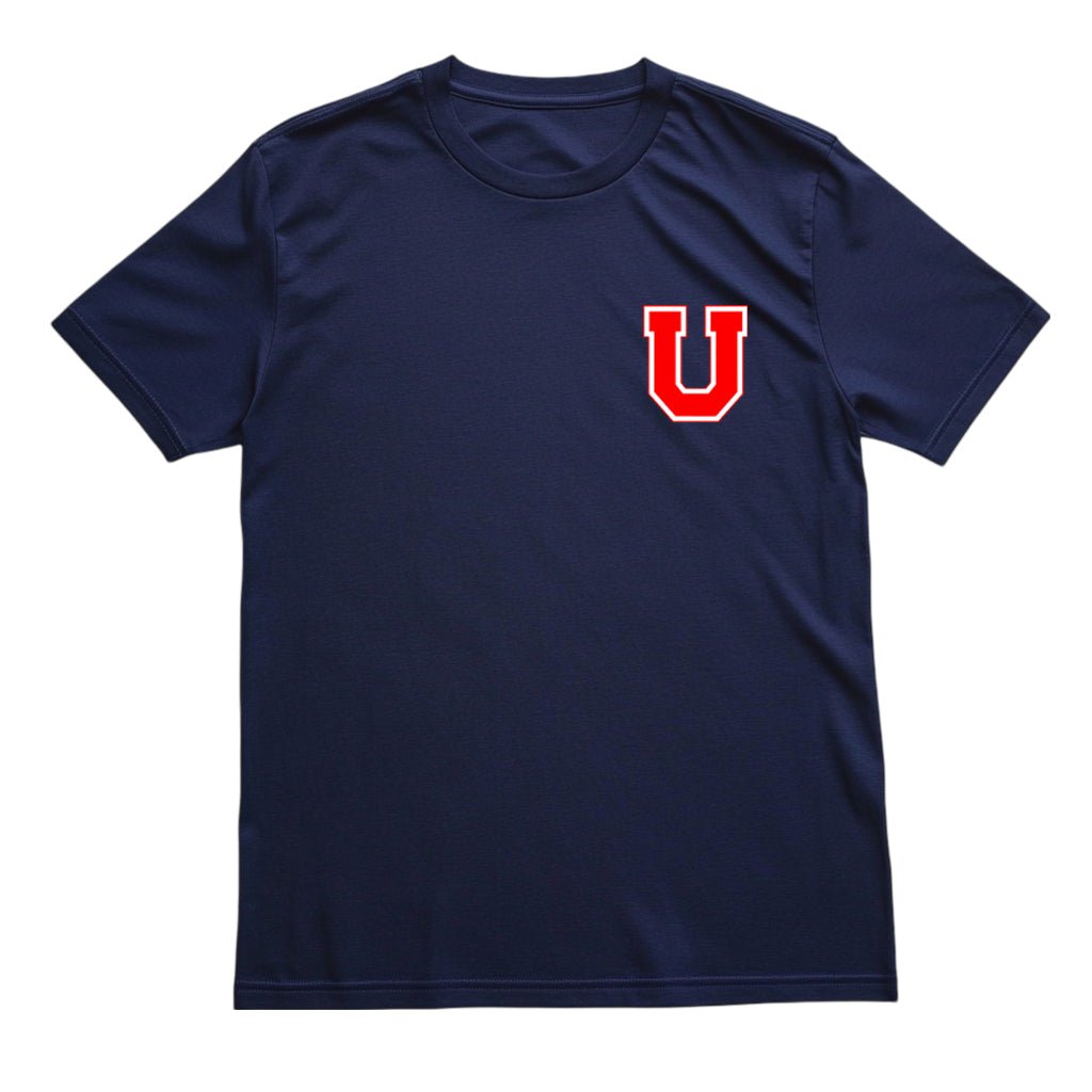 Polera azul U. de Chile La U en el Corazón | Poleras de la U