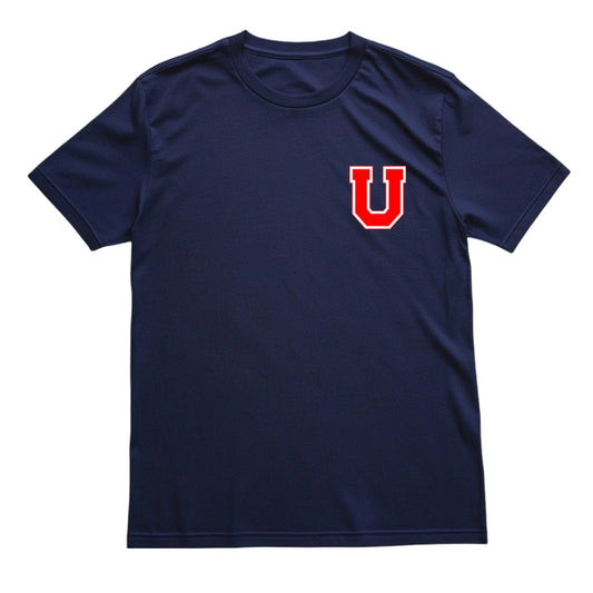 Polera U. de Chile (AZUL) - LA "U" (en el corazón) - Poleras de la U