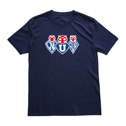 Polera U. de Chile (AZUL) - LOGOS HISTORICOS - Poleras de la U