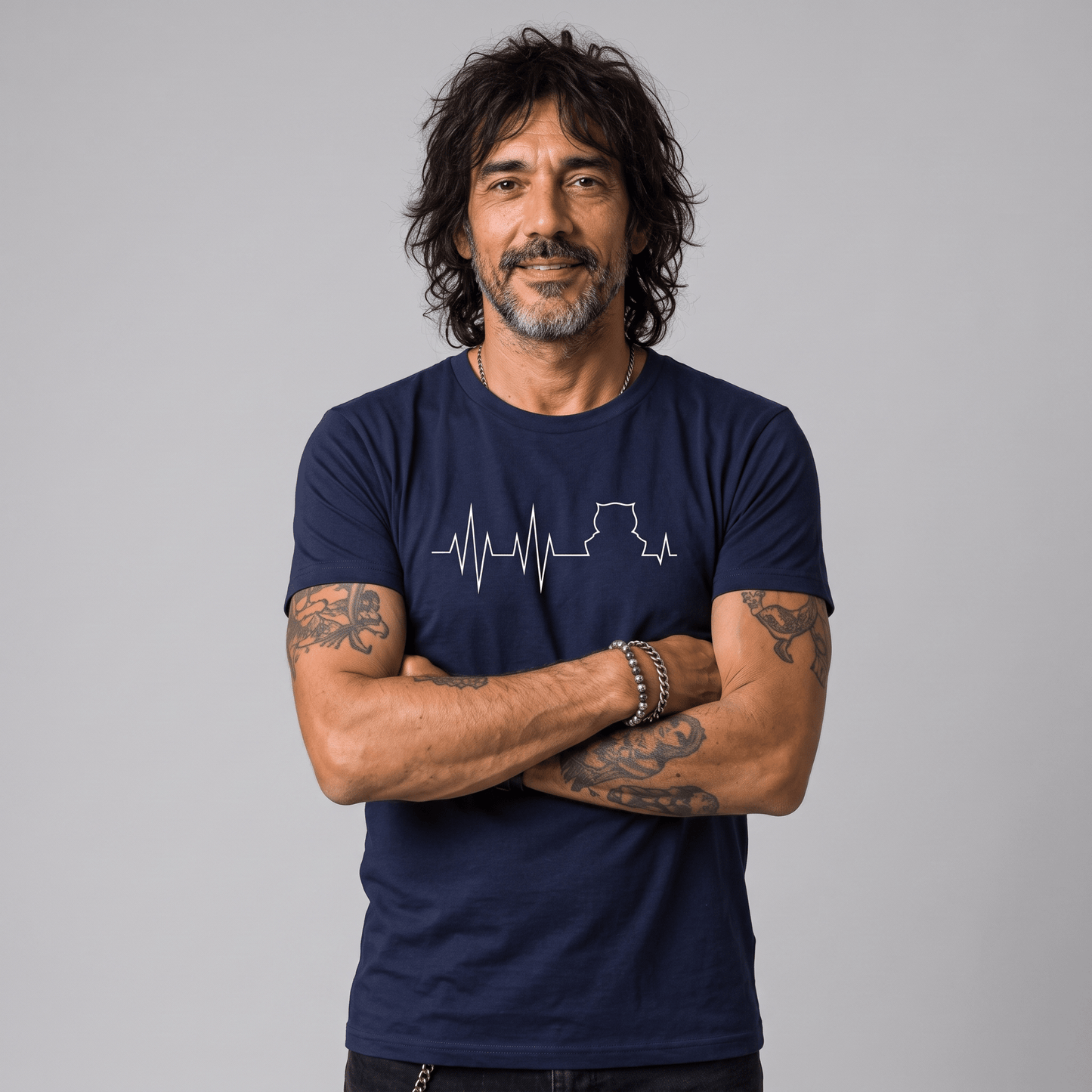 Polera U. de Chile (AZUL) - MI VIDA - Poleras de la U
