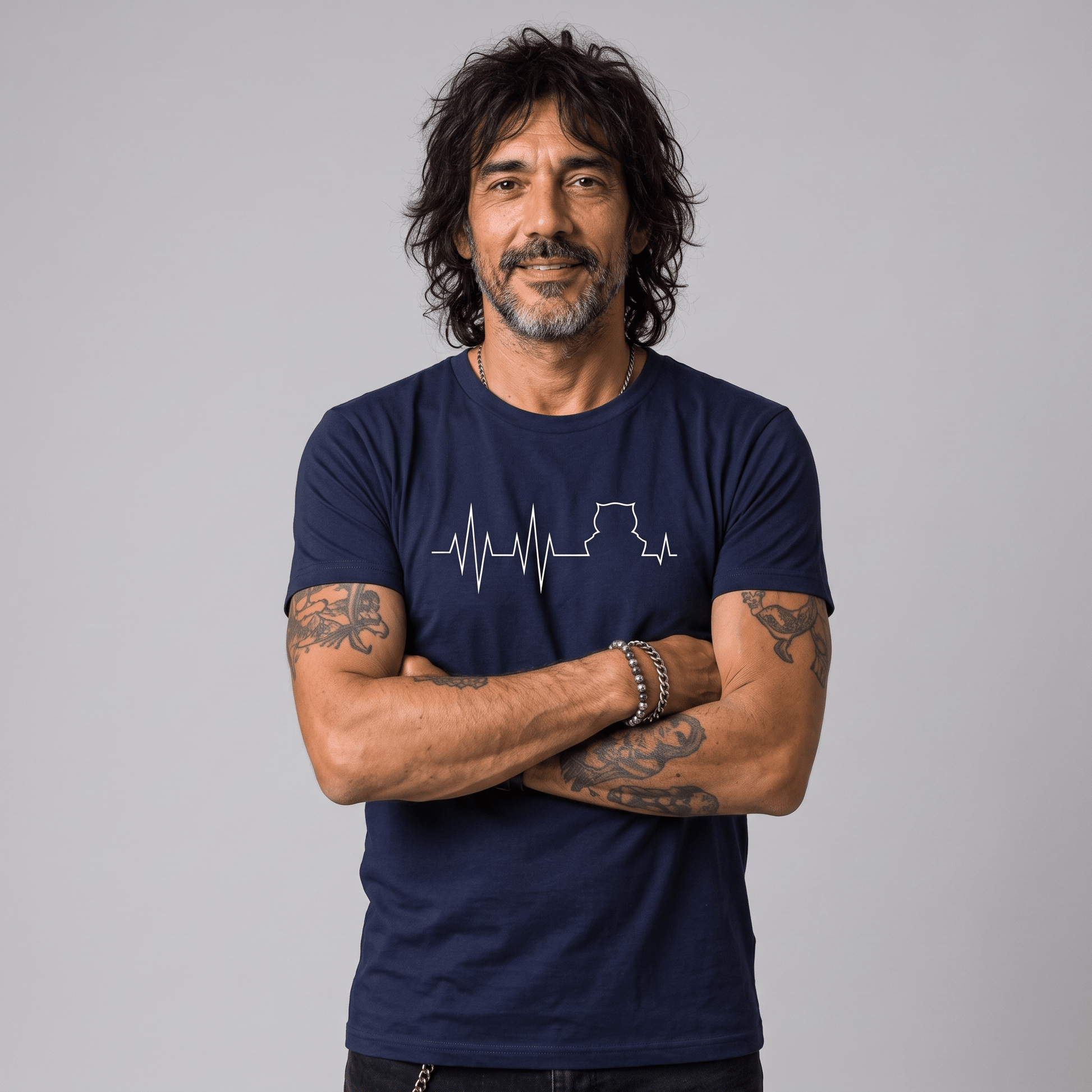 Polera U. de Chile (AZUL) - MI VIDA - Poleras de la U