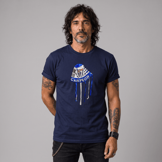 Polera U. de Chile (AZUL) - PILUSO NOVENTERO - Poleras de la U
