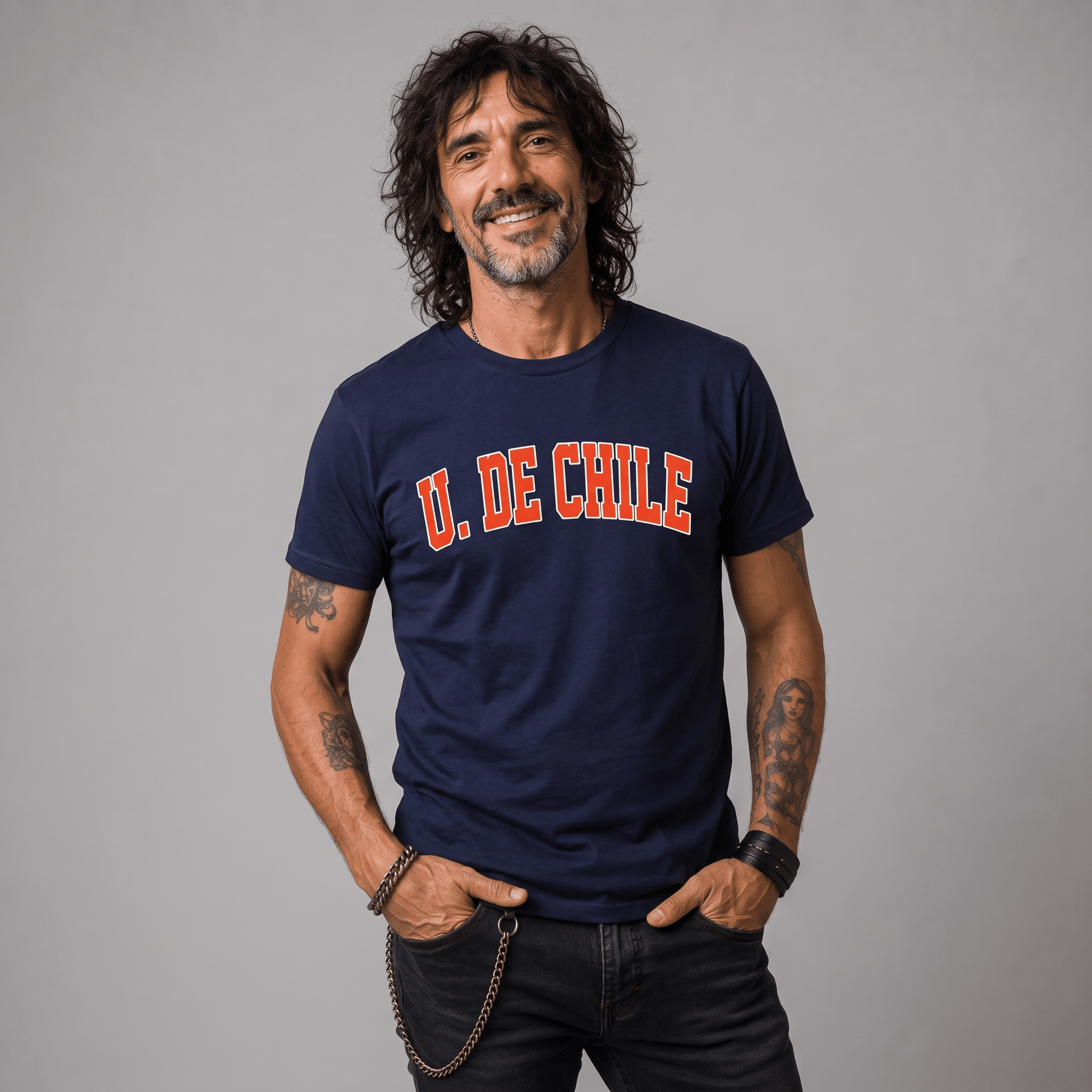 Polera U. de Chile (AZUL) - Polera U. DE CHILE - Poleras de la U