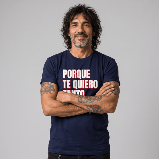 Polera U. de Chile (AZUL) - PORQUE TE QUIERO TANTO - Poleras de la U
