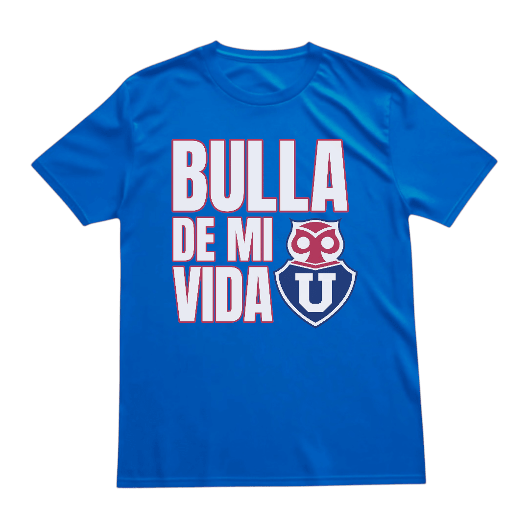 Polera azul rey U. de Chile Bulla de Mi Vida | Poleras de la U